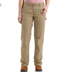 Carhartt Rugged Flex Loose Canvas Work Pants in Women’s 8 Regular